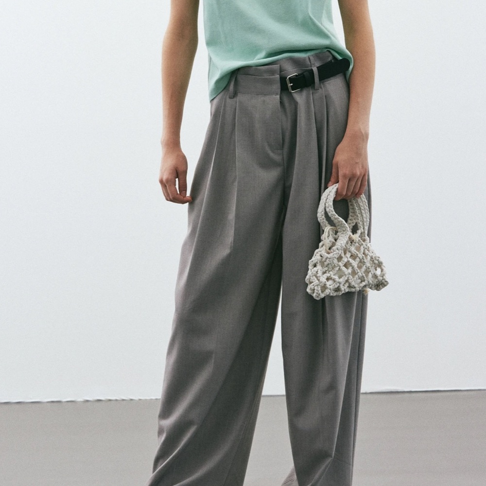 Source Unknown BNWT Half Belted Trousers